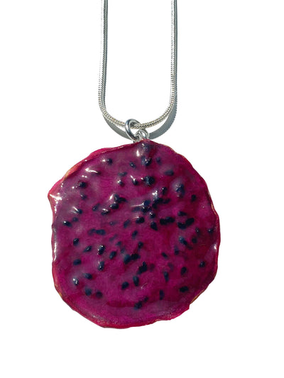 Dragon Fruit Necklace - Red