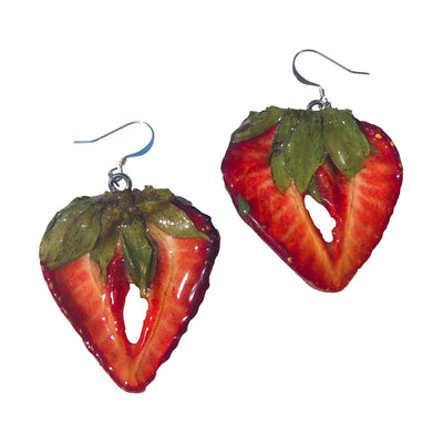 Strawberry Earrings - Medium