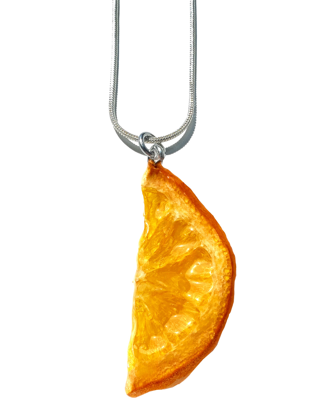 1 2 Orange Necklace